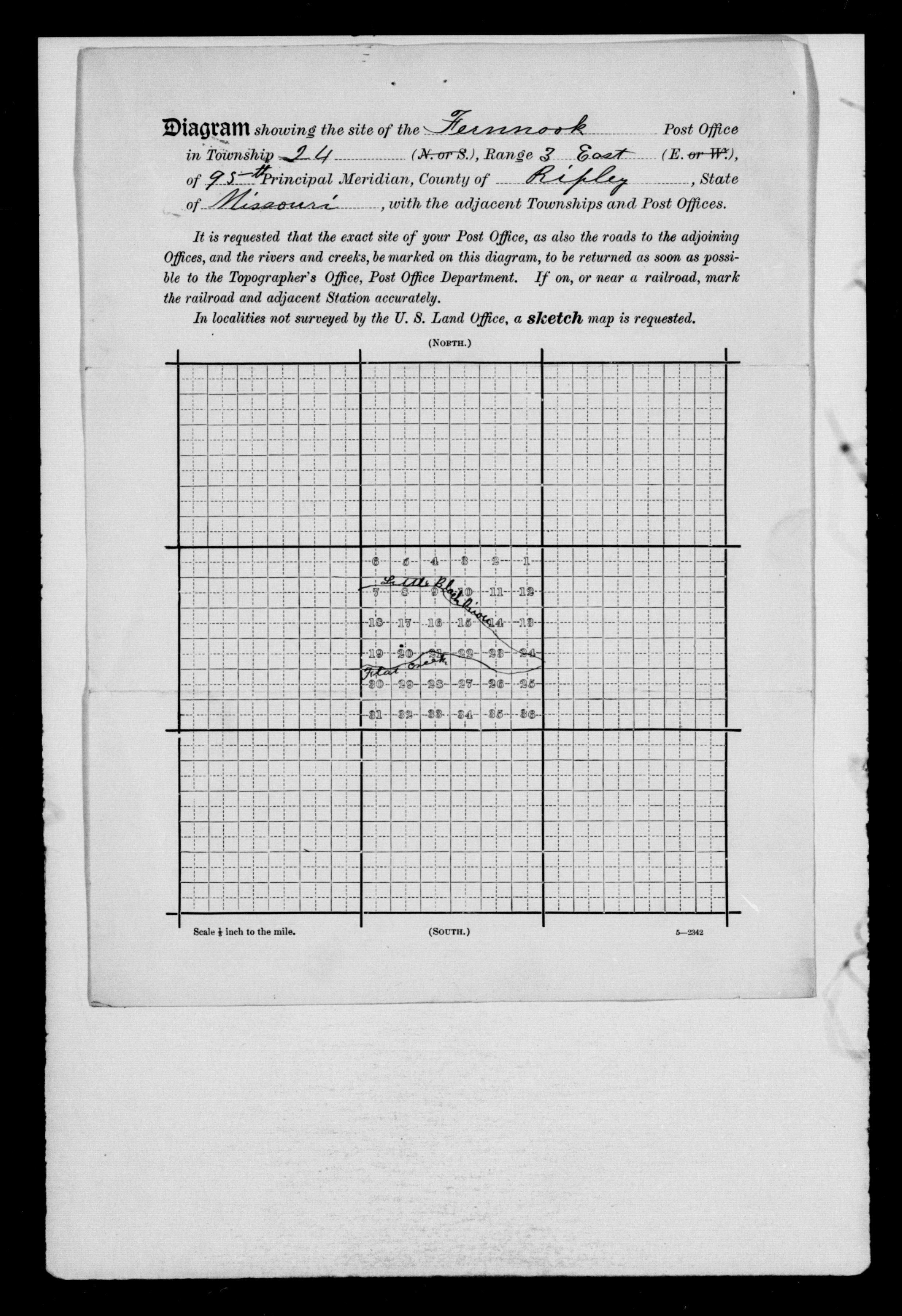 Historical U.S. Postal Records of Fernnook