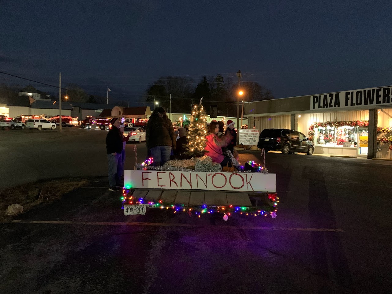 Folks from Fernnook Parade