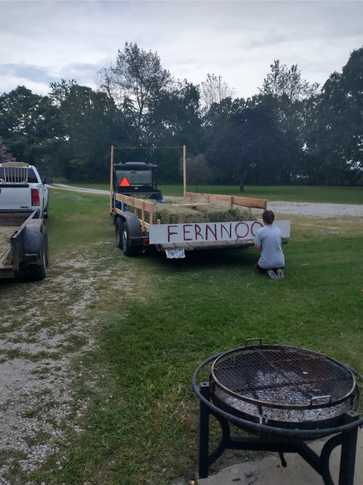 Folks from Fernnook Parade